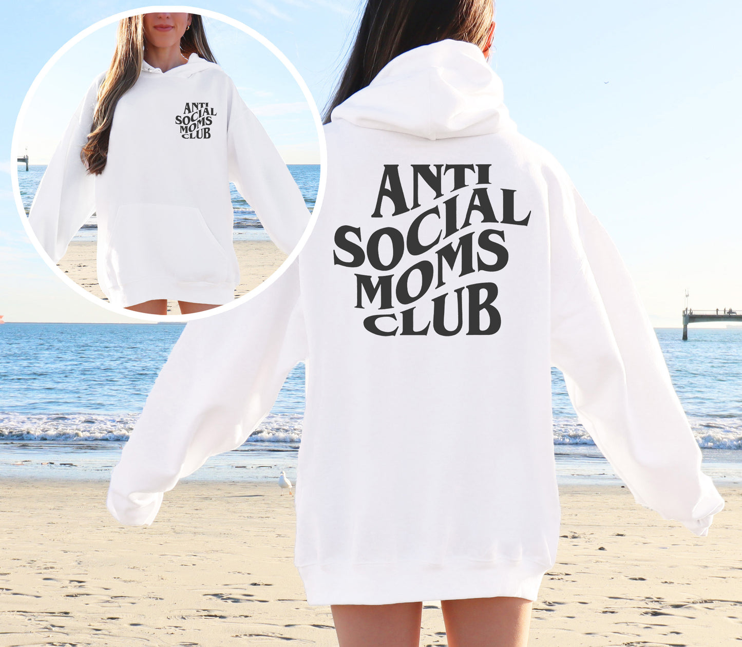 Anti Social Moms Club Hoodie